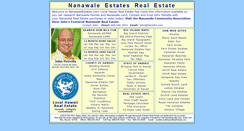 Desktop Screenshot of nanawaleestates.com